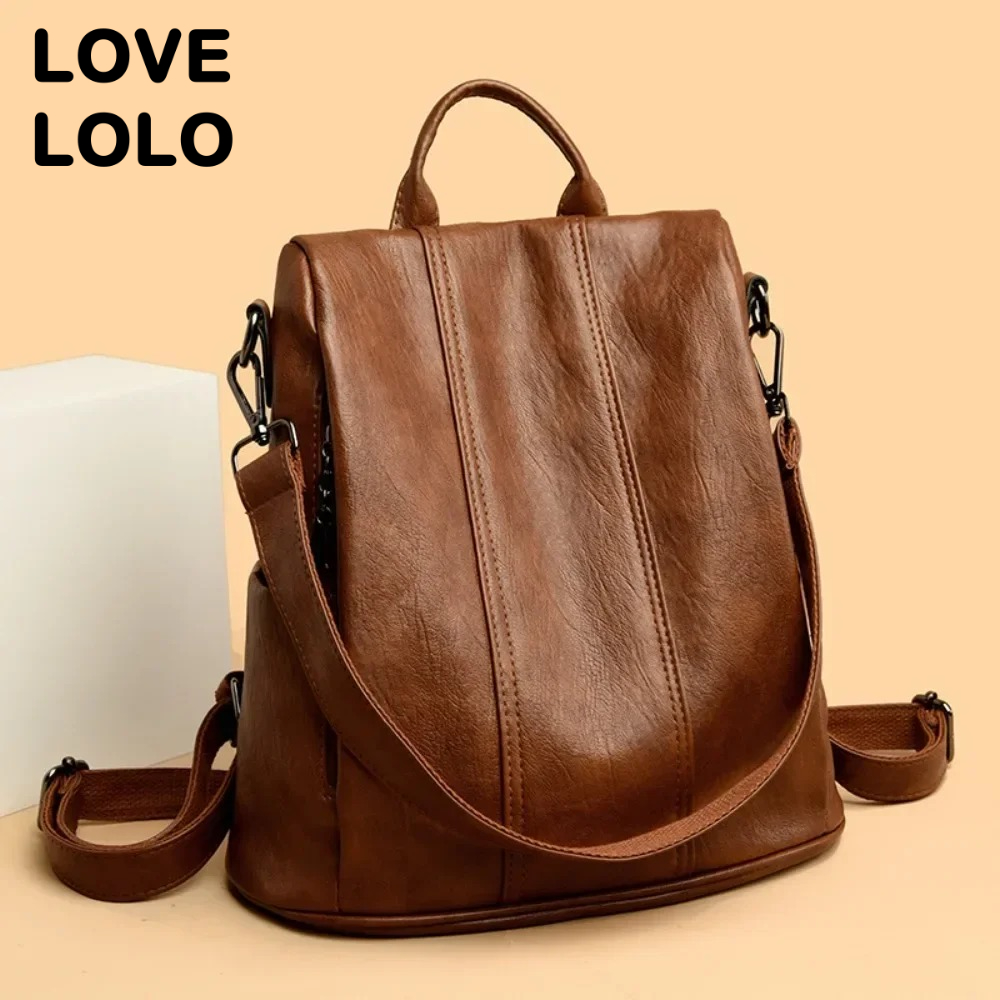 NUOVO zaino per laptop antifur - Leather Backpack Vintage recensione e prezzo
