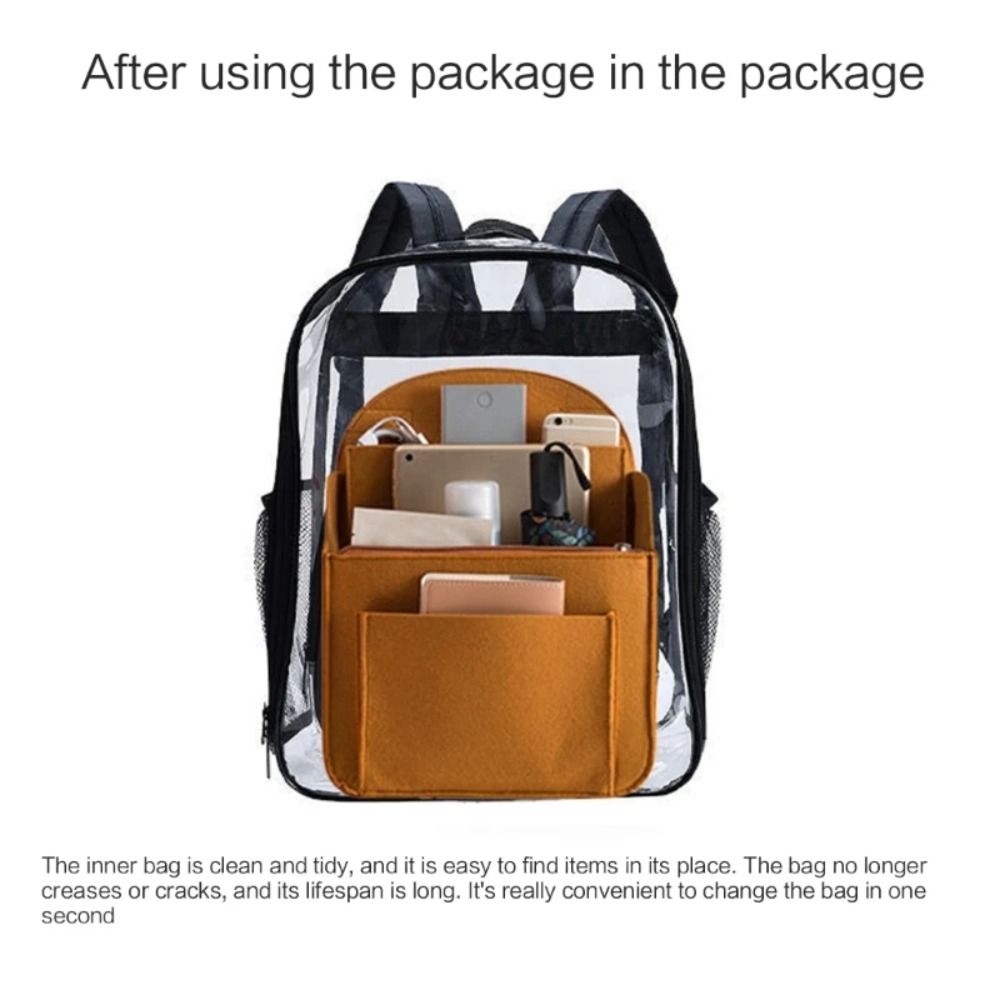 Borsa con inserto in feltro pe - Backpack Insert Organizer recensione e prezzo